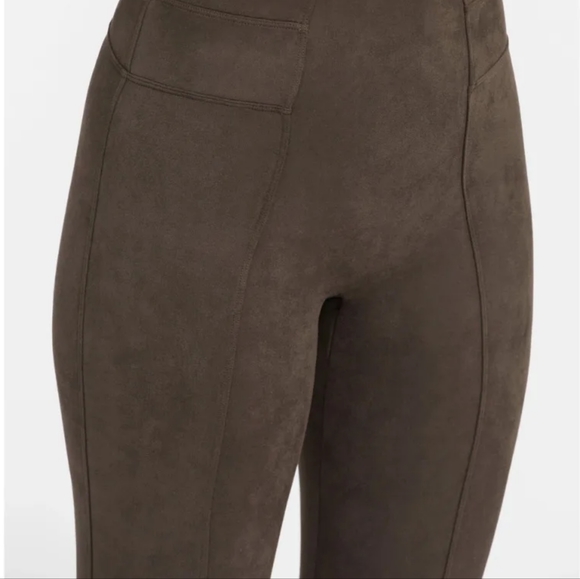 SPANX brown faux suede leggings - Picture 5 of 5